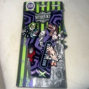 Beetlejuice kidrobot con exclusive lanyard without pins